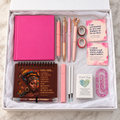 Black Woman Affirmation Gift Box – Journals, Pink Pens and Inspirational Keepsake