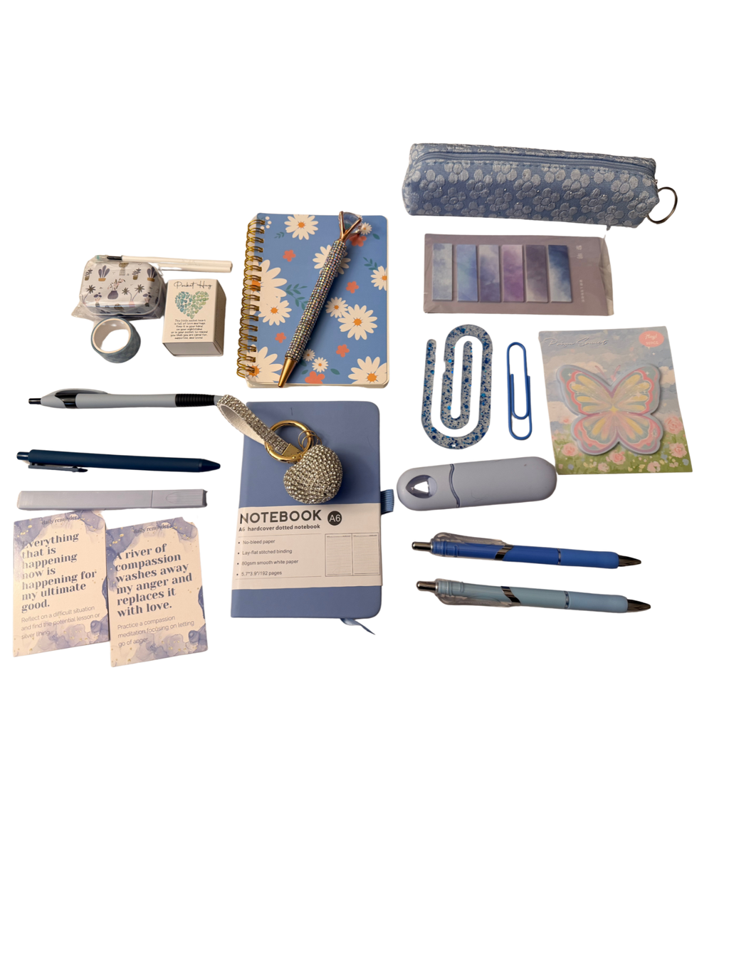 Blue Floral Encouragement Gift Box